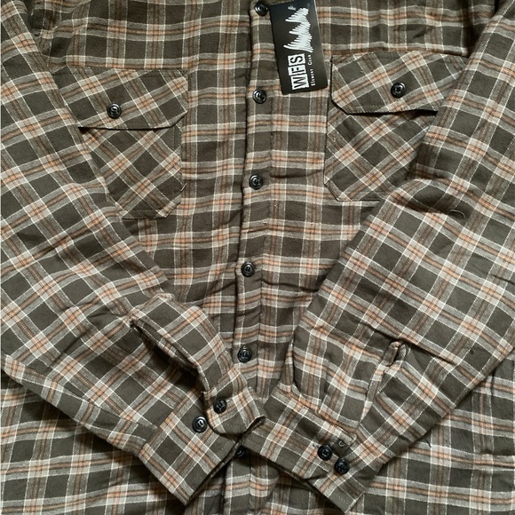 Men's Plaid Jacket - Brown - Picture 2 of 5